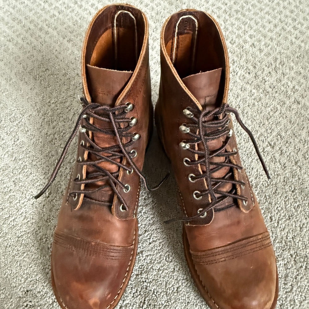 LIKE NEW, Red Wing Heritage Iron Range boots - women’s size 9/mens 7.5 - Picture 5 of 6